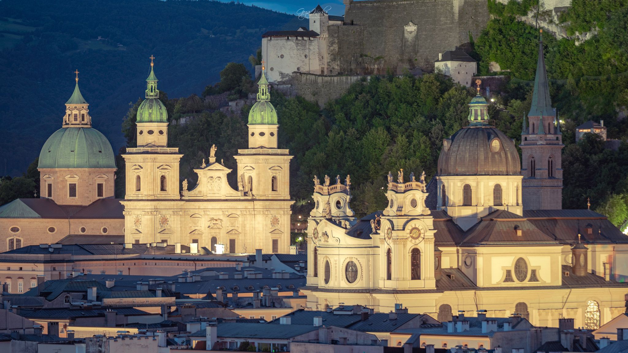 View over Salzburg, Austria
