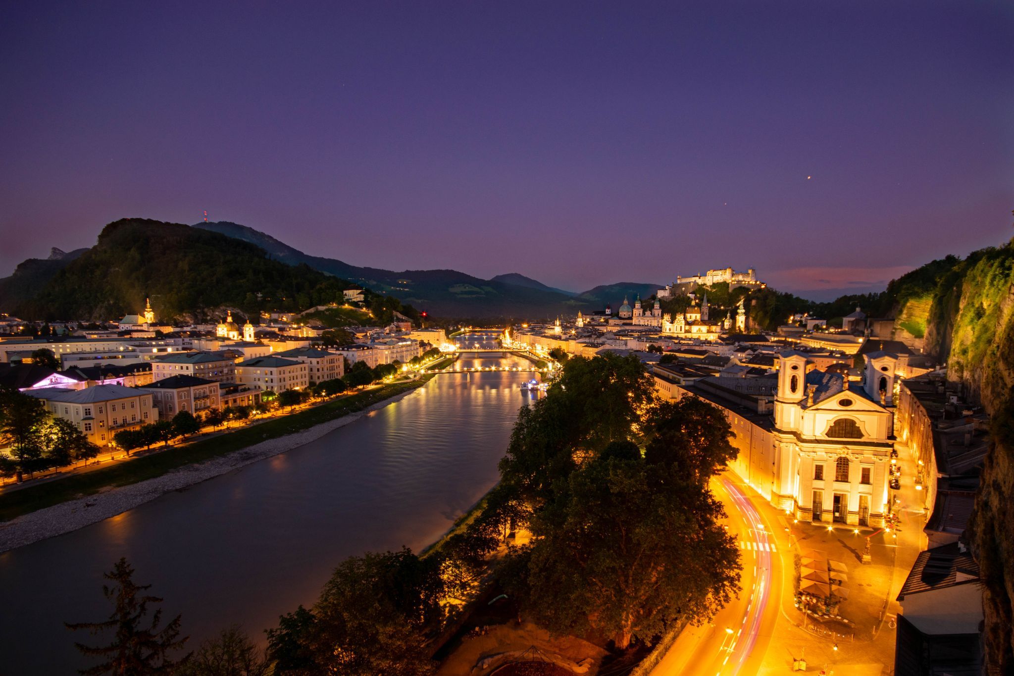 View over Salzburg, Austria