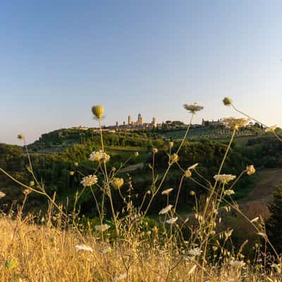 San Gimignano Sunset spot, Italy