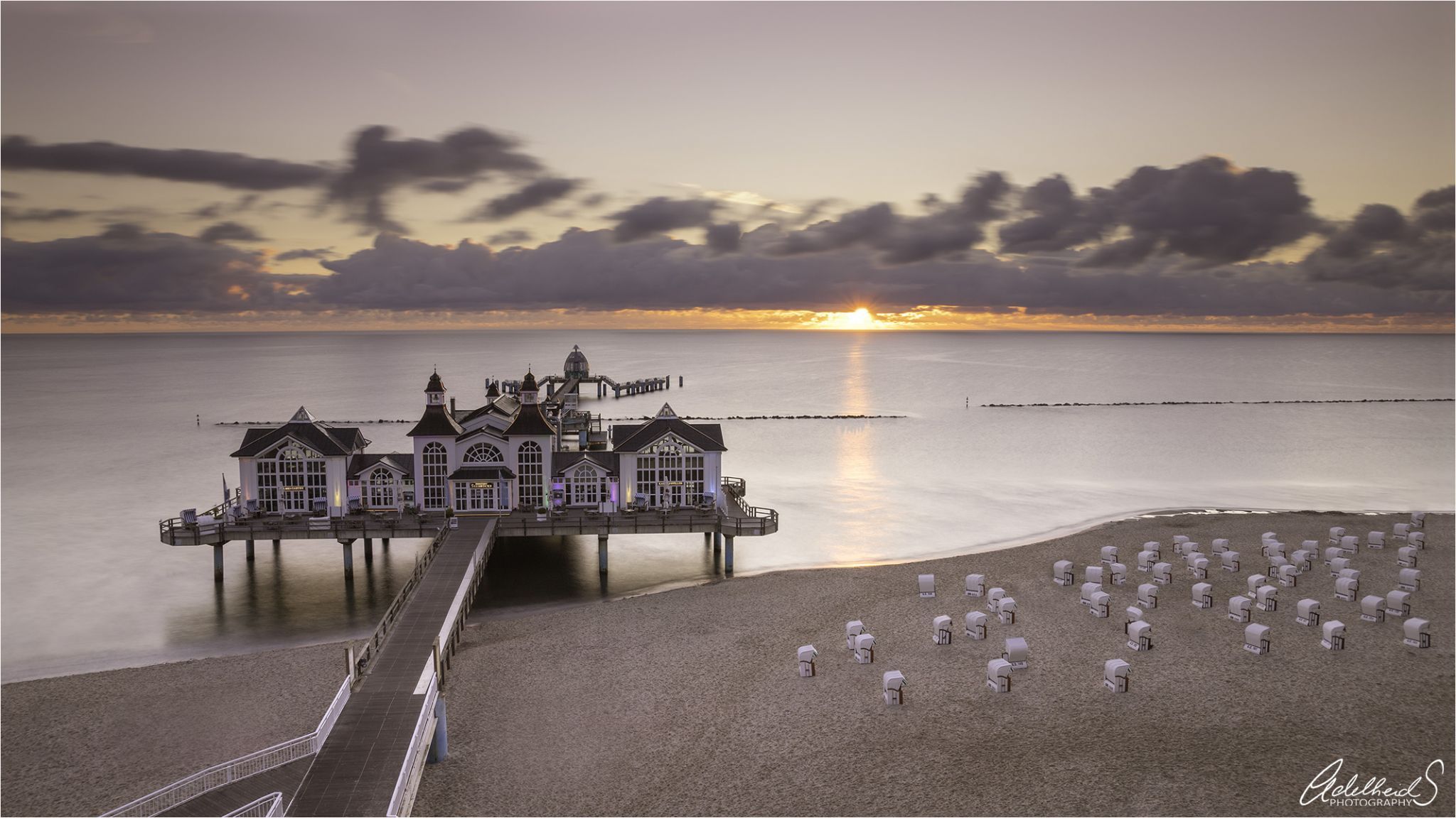 Sellin Pier View from above, Germany