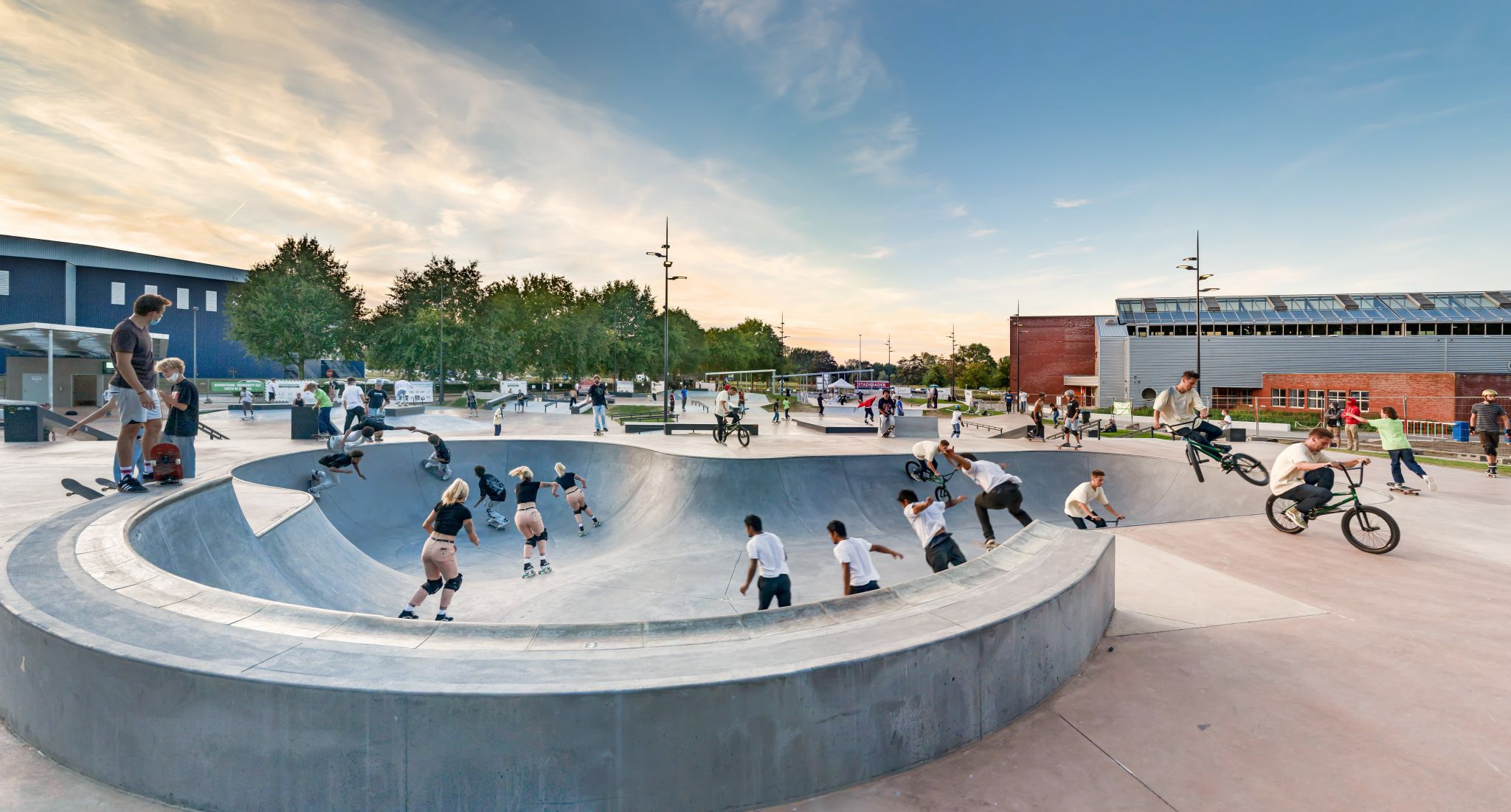 Skatepark Blaarmeersen, Ghent, Belgium