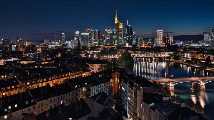 View from Main Plaza (Lindner Hotel), Frankfurt am Main