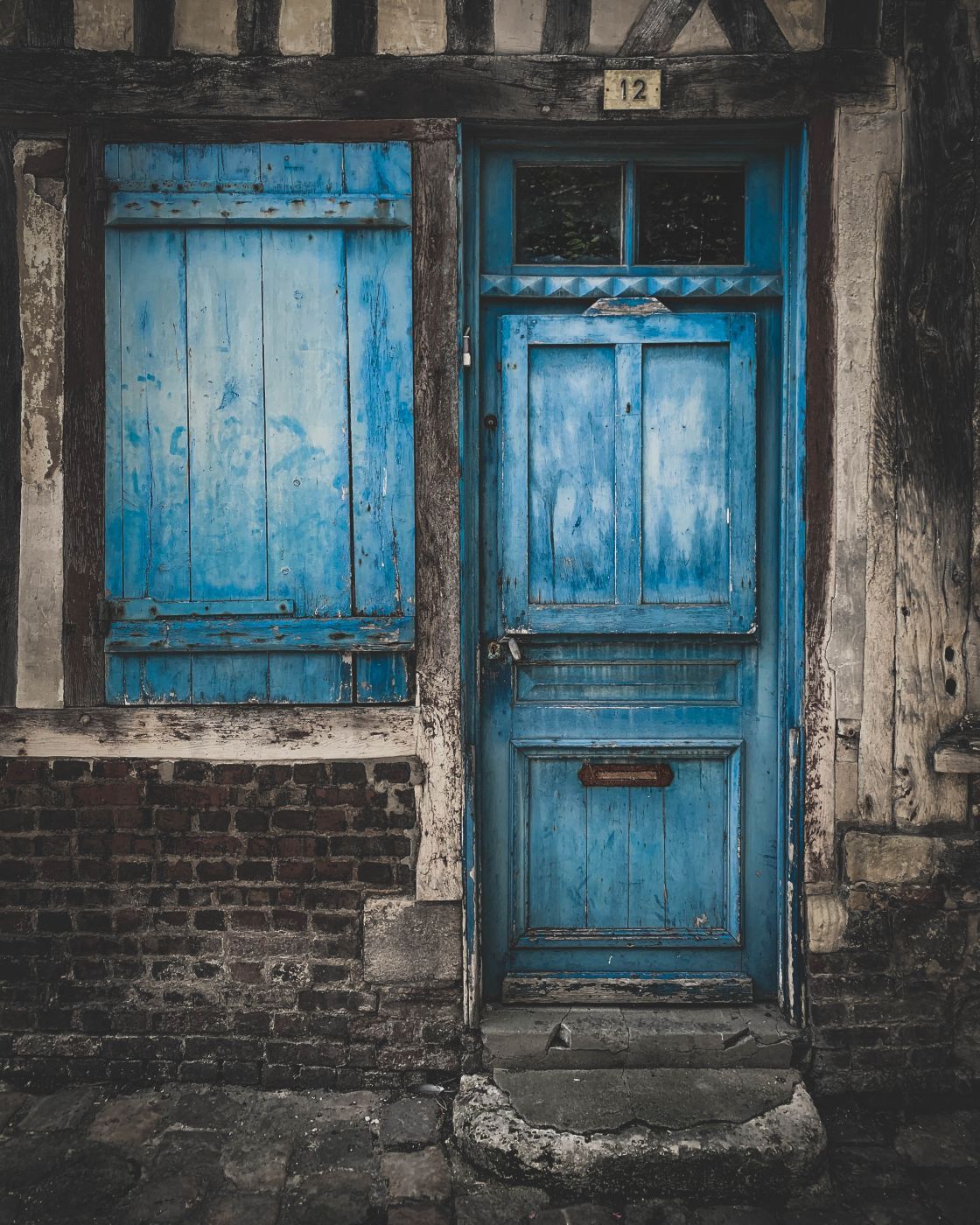 Streets of Honfleur, France
