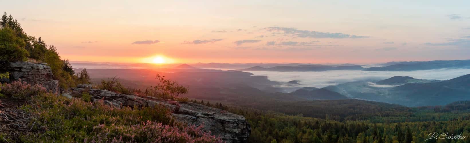 Sunrise in Bohemian Switzerland