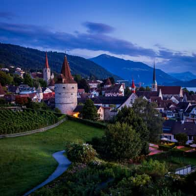 View over Zug, Switzerland