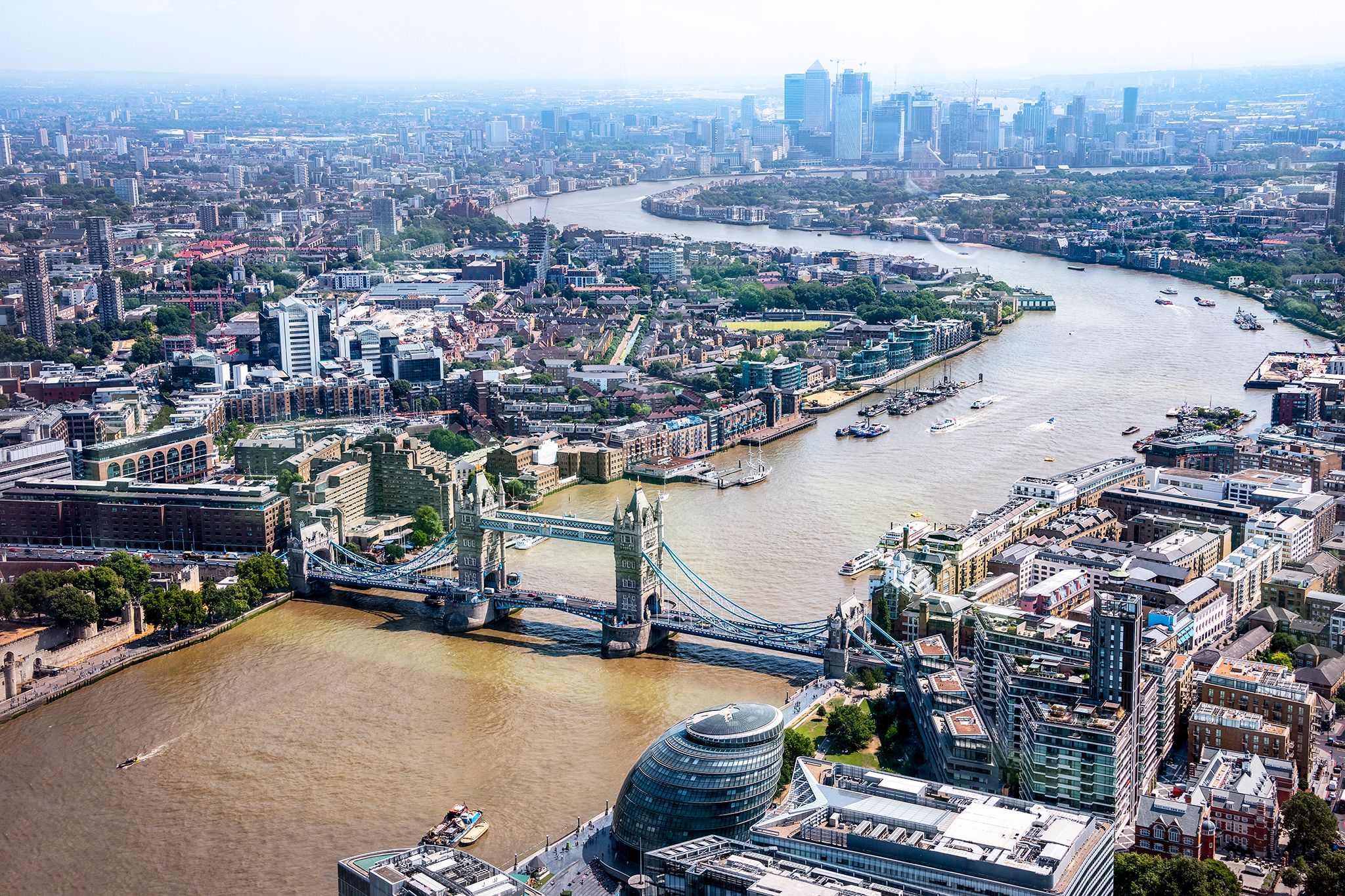 The view from the Shard, United Kingdom