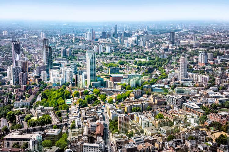 The view from the Shard