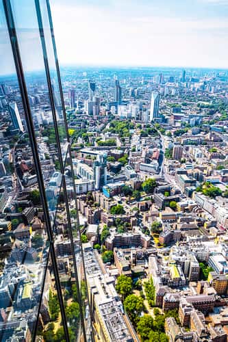 The view from the Shard