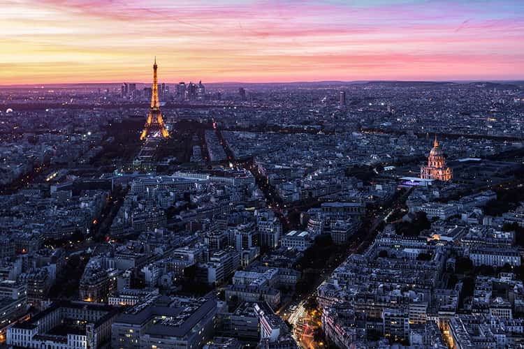 Panoramic terrace of Tour Montparnasse, Paris