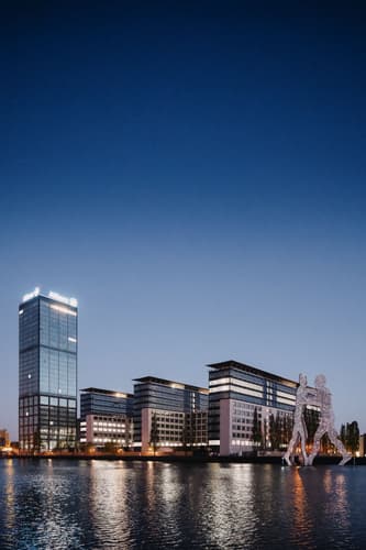 Treptowers seen from the other side of the Spree