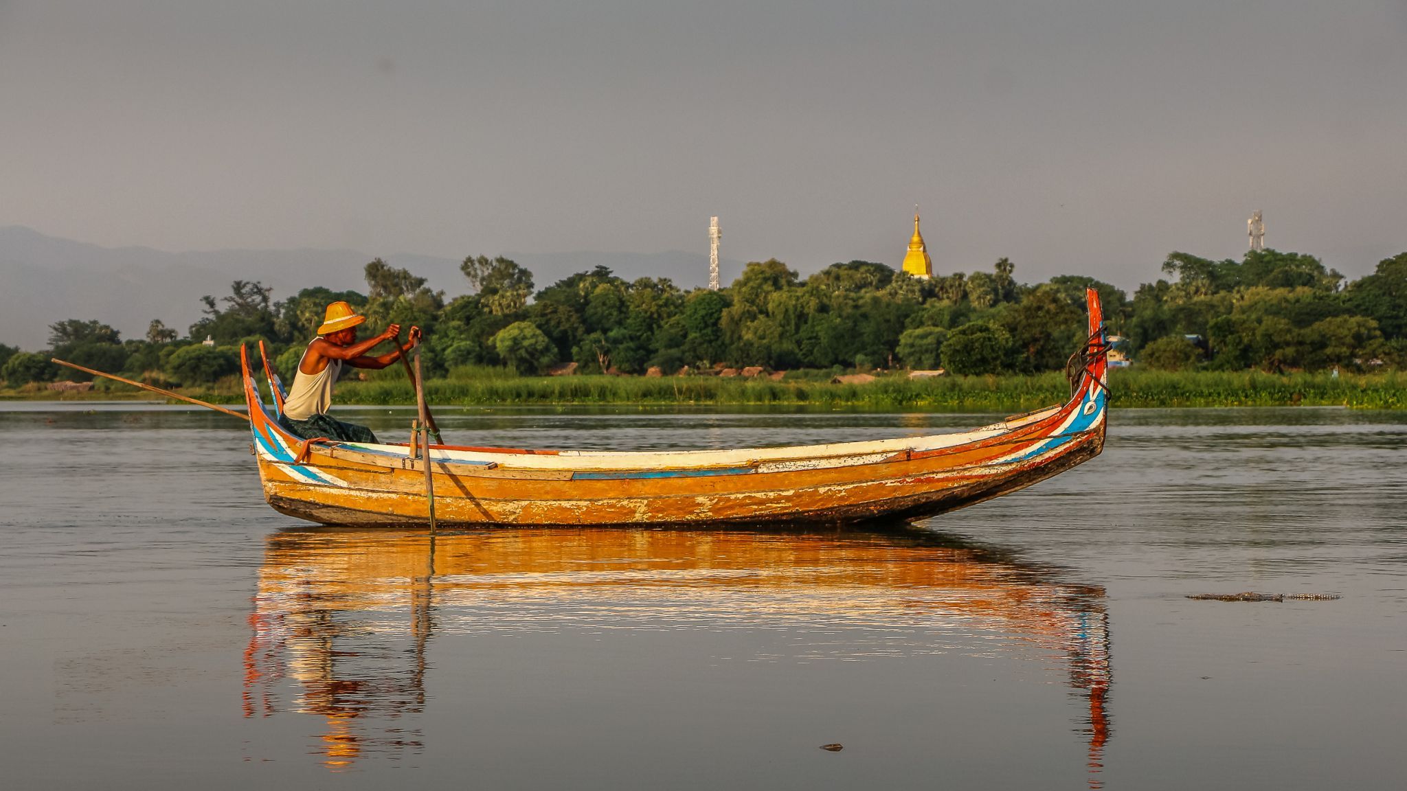 U Bein Bridge, Myanmar