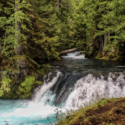 Upstream from Sahalie Falls, USA