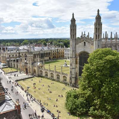 View from Great St Mary's Church, Cambridge, United Kingdom