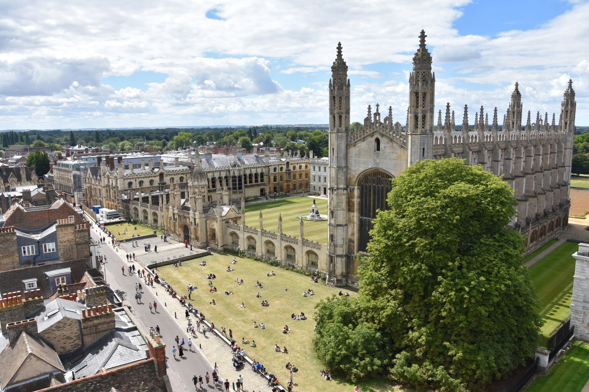 View from Great St Mary's Church, Cambridge, United Kingdom