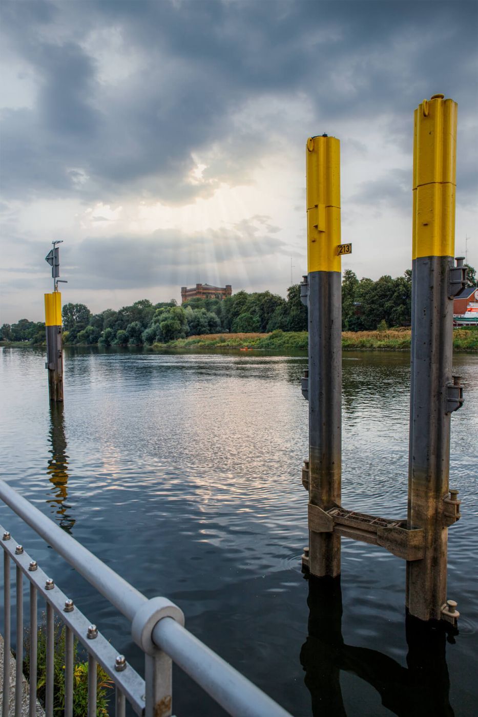 Weser near Tiefer, Bremen, Germany