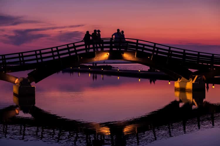 Wooden bridge, Lefkada town