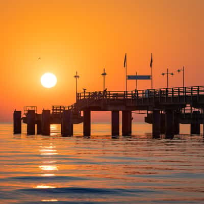 View of Seapier Bansin, Germany