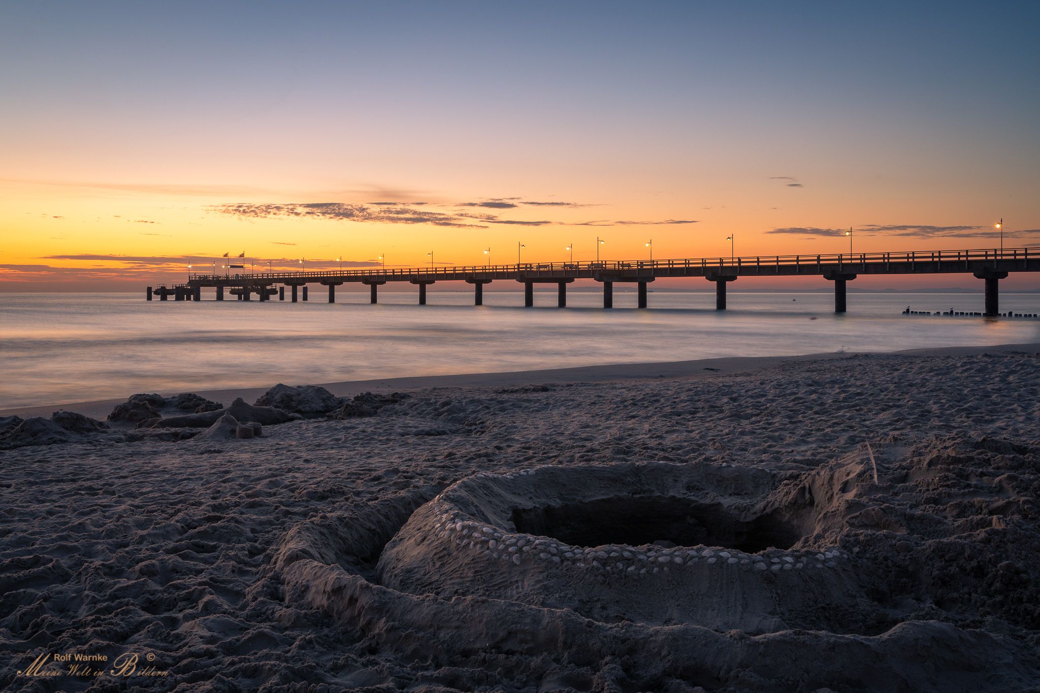 View of Seapier Bansin, Germany