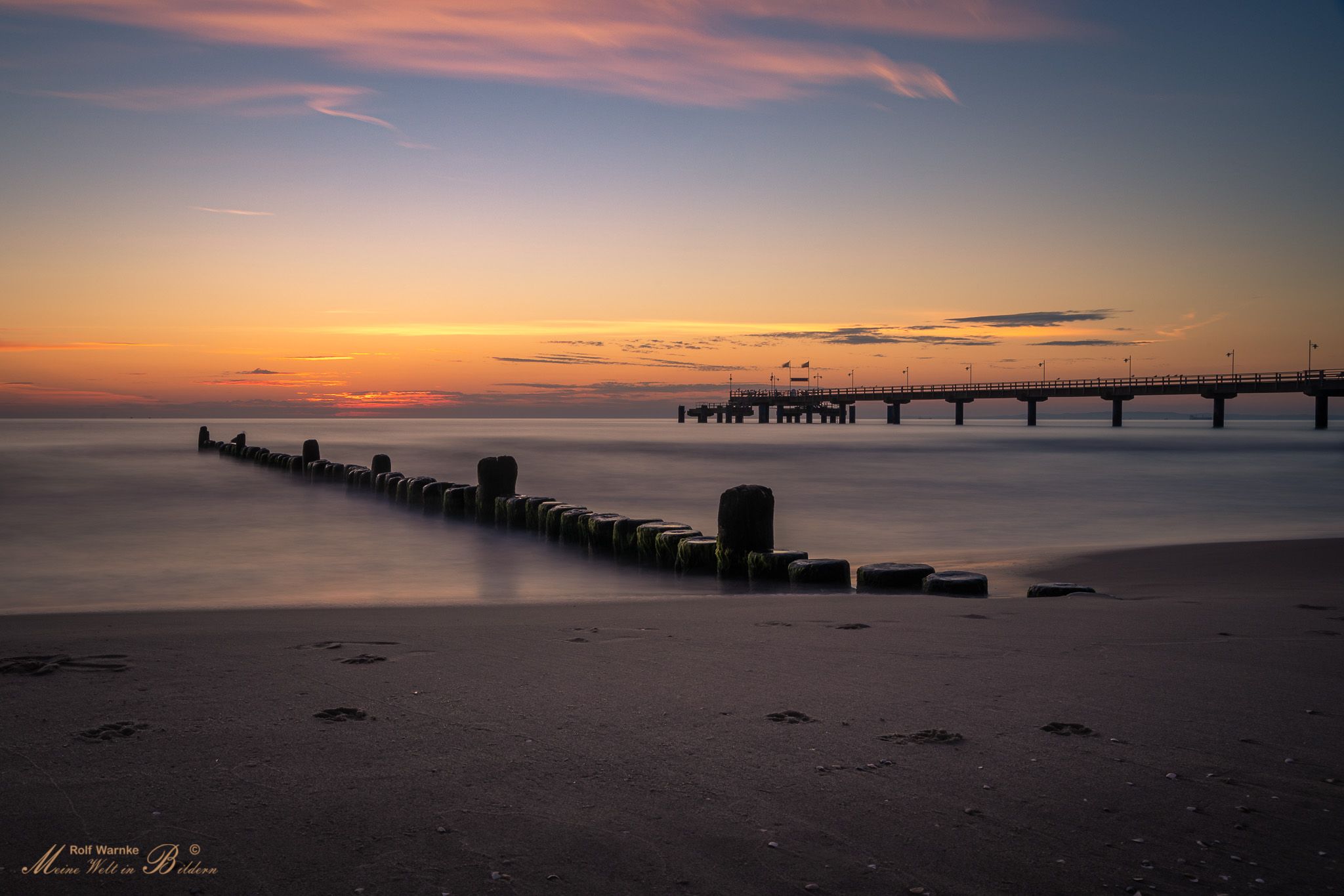 View of Seapier Bansin, Germany