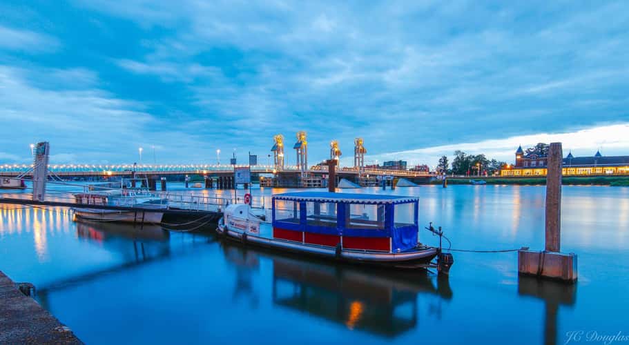 Blue hour Kampen, the Netherlands