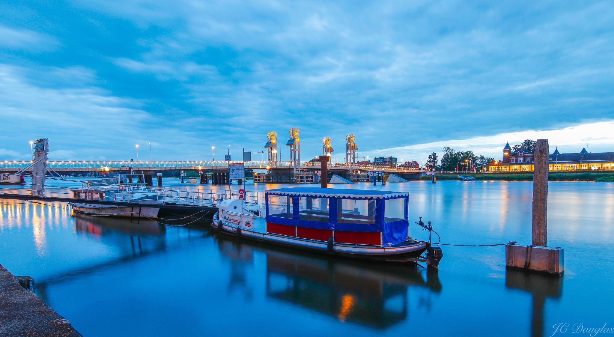 Blue hour Kampen, the Netherlands, Netherlands