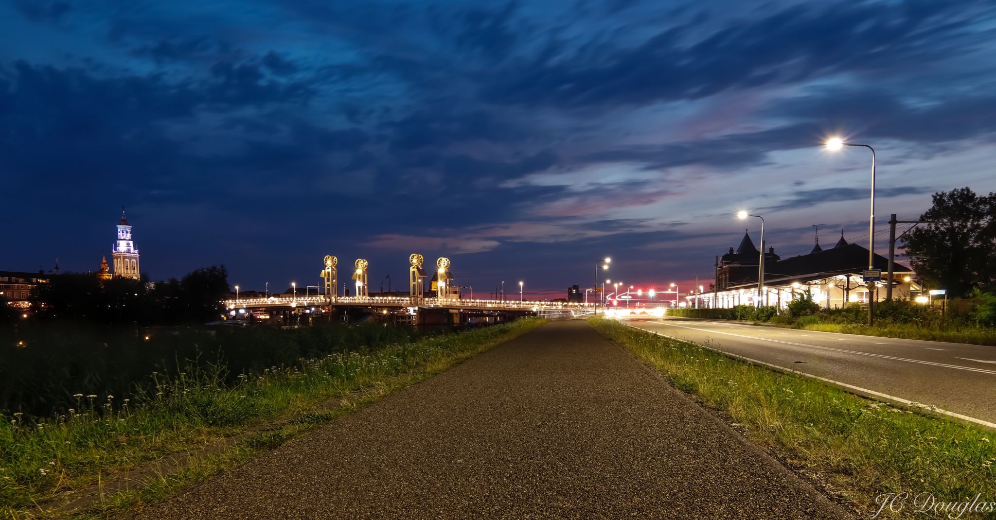 Blue hour Kampen, the Netherlands, Netherlands