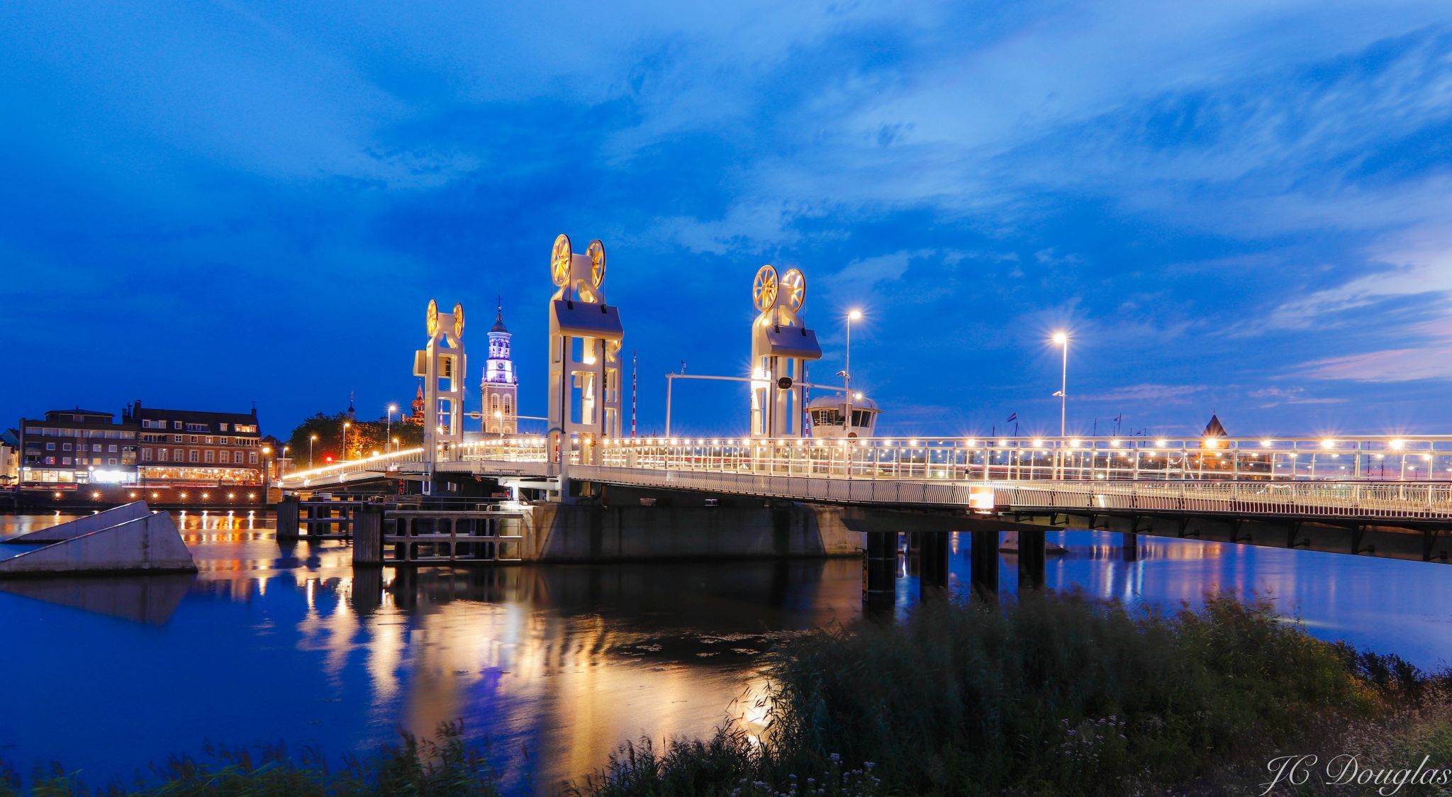 Blue hour Kampen, the Netherlands, Netherlands