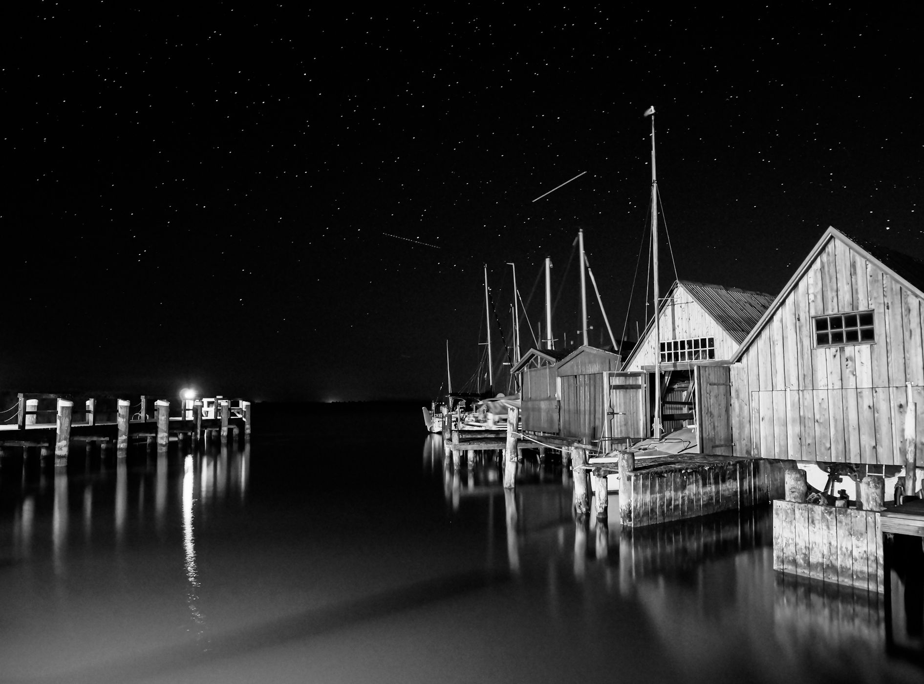 Boat huts of Ahrenshoop, Germany