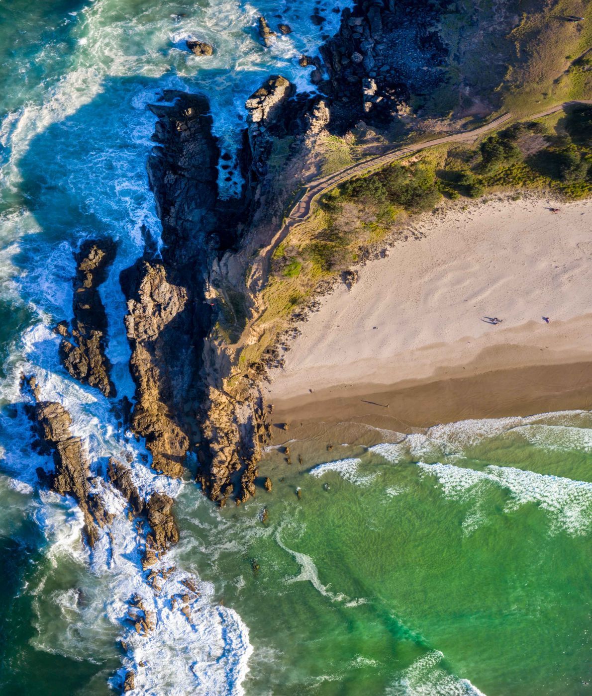 Cape Byron Headland from above Byron Bay New South Wales, Australia