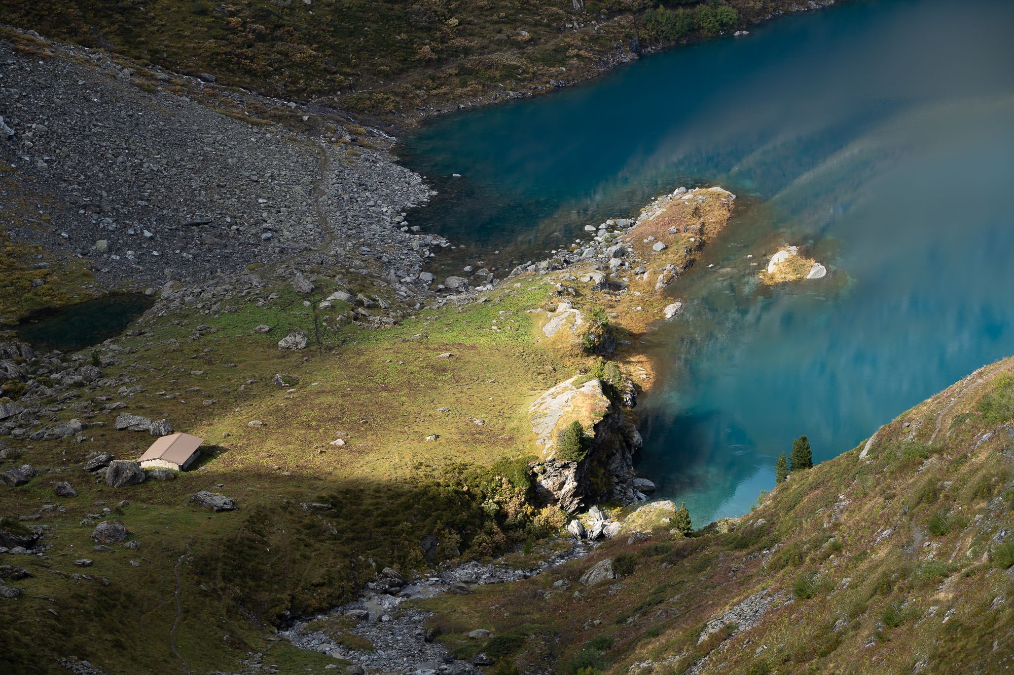 Cleuson lake, Switzerland
