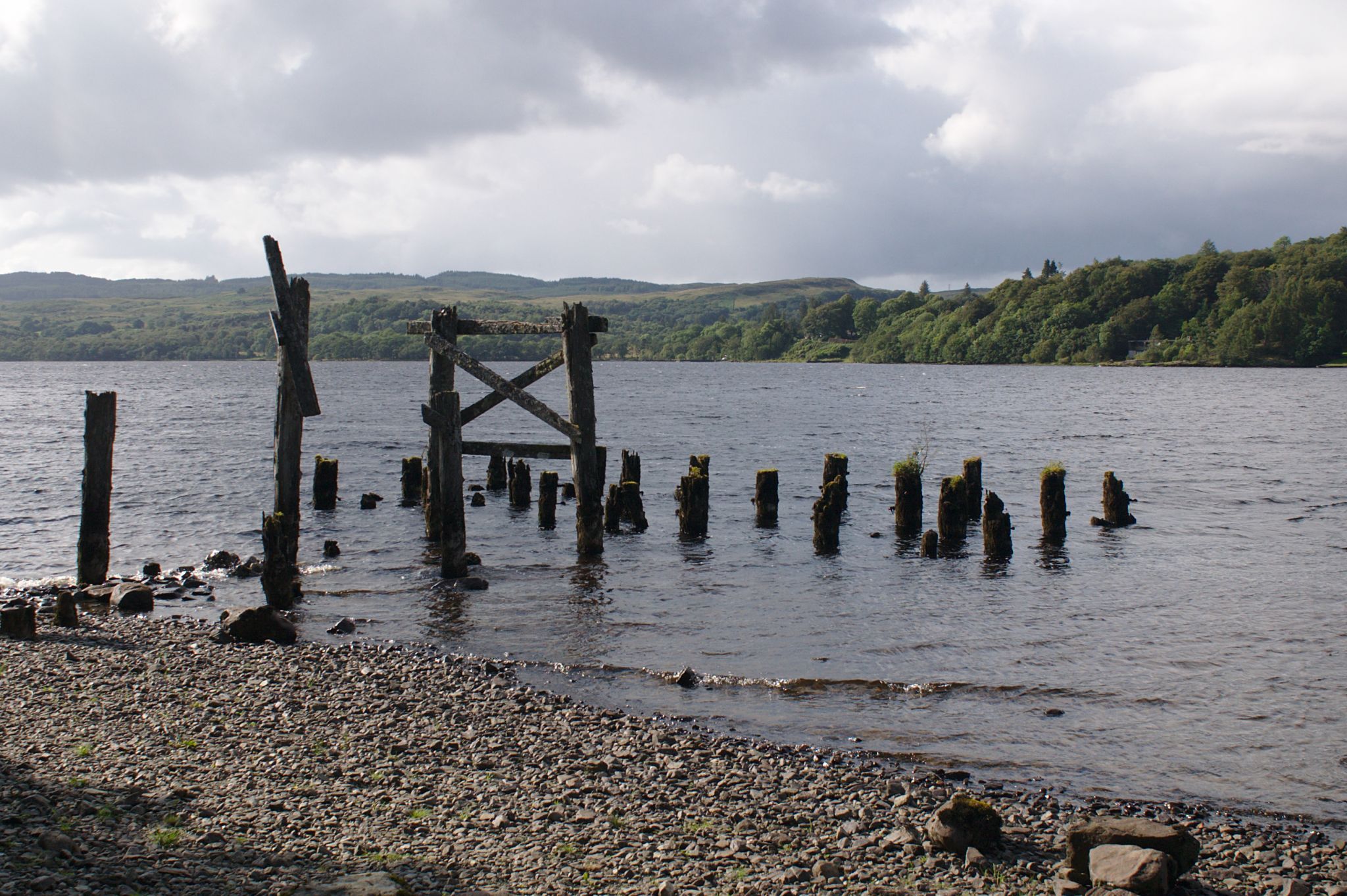 Derelict jetty at Portsonnachon, United Kingdom