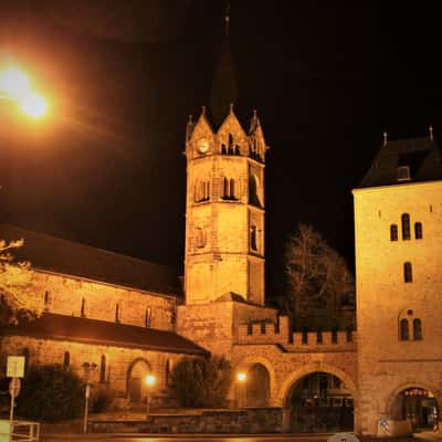 Eisenach, Karlsplatz mit Nikolaikirche, Germany