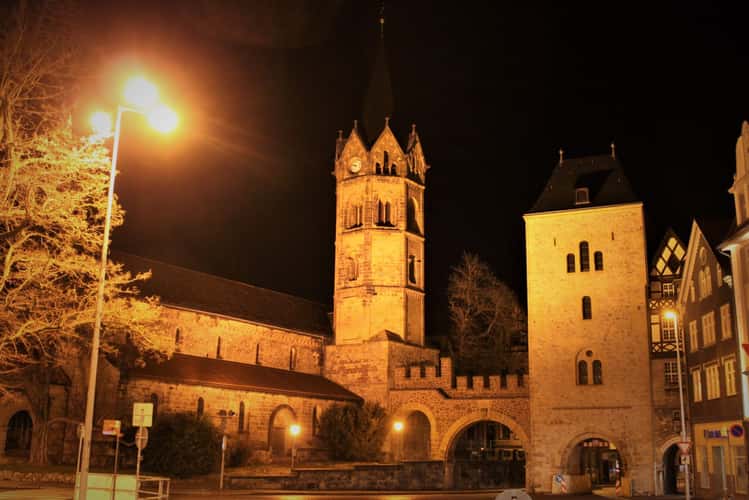 Eisenach, Karlsplatz mit Nikolaikirche