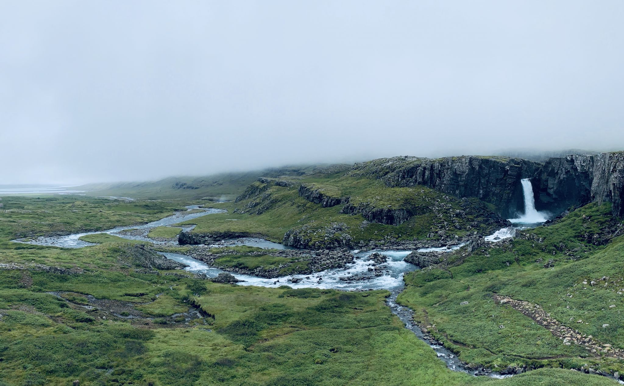 View on Folaldafoss, Iceland
