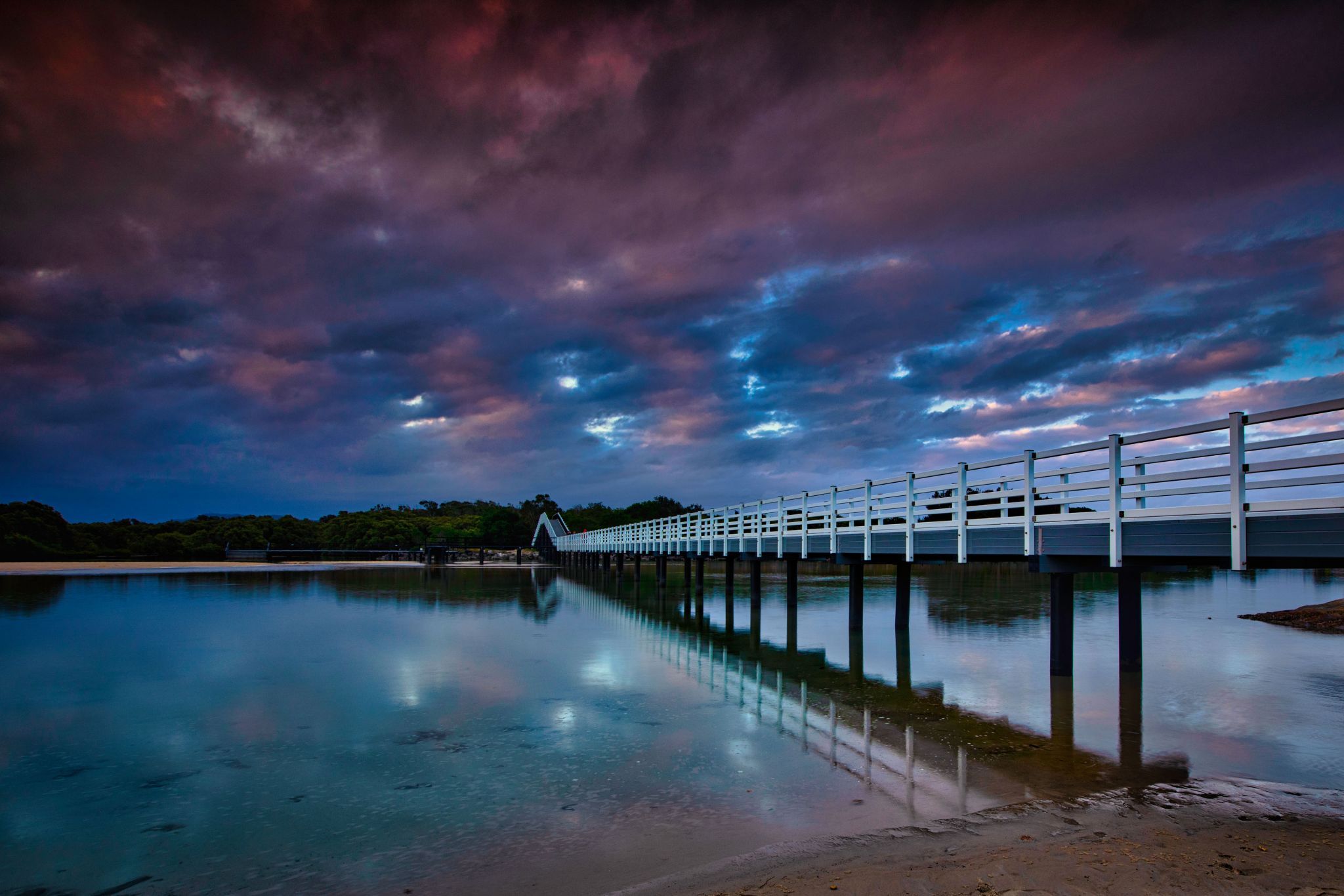 Foot bridge South West Rocks New South Wales, Australia
