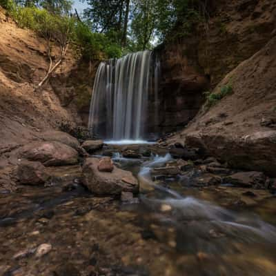 Gorchakovsky waterfall, Leningrad region, Russia, Russian Federation