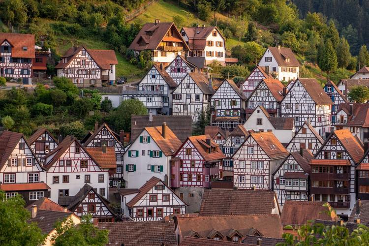 Half Timbered Houses in Schiltach