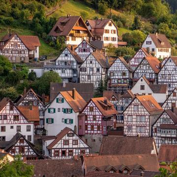 Half Timbered Houses in Schiltach, Germany