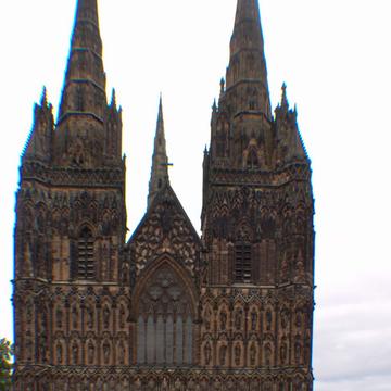 Lichfield Cathedral Front, United Kingdom