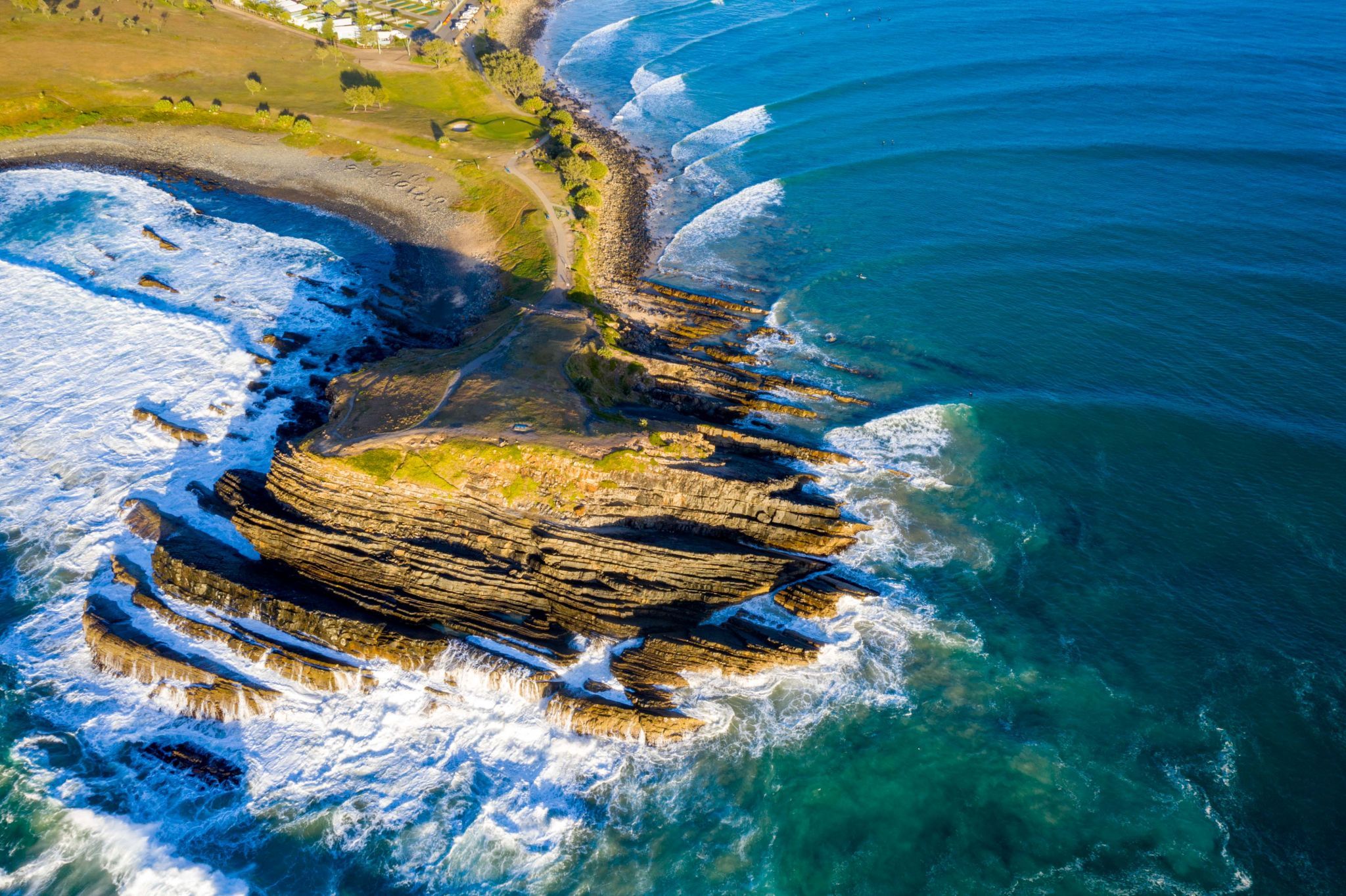 Little Nobby Front on view Crescent Head New South Wales, Australia