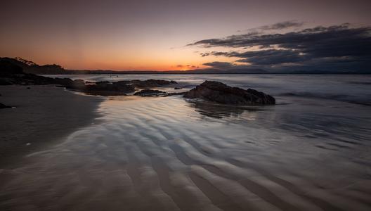 Little Wategos Beach sunset Byron Bay New South Wales