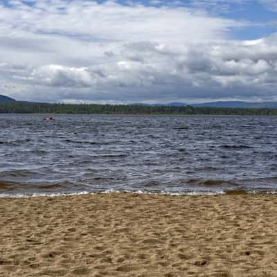 Loch Morlich from the beach, United Kingdom