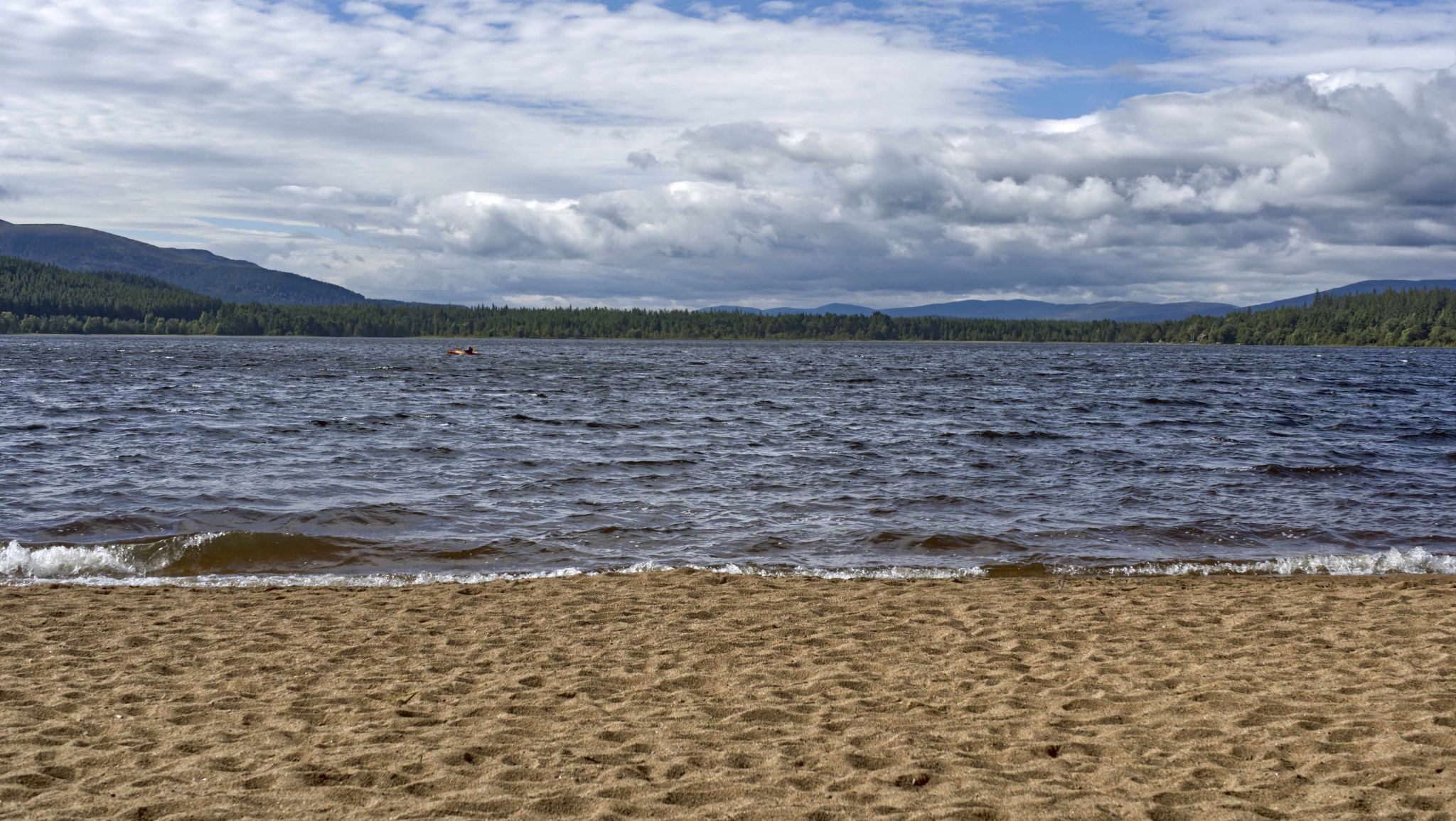 Loch Morlich from the beach, United Kingdom