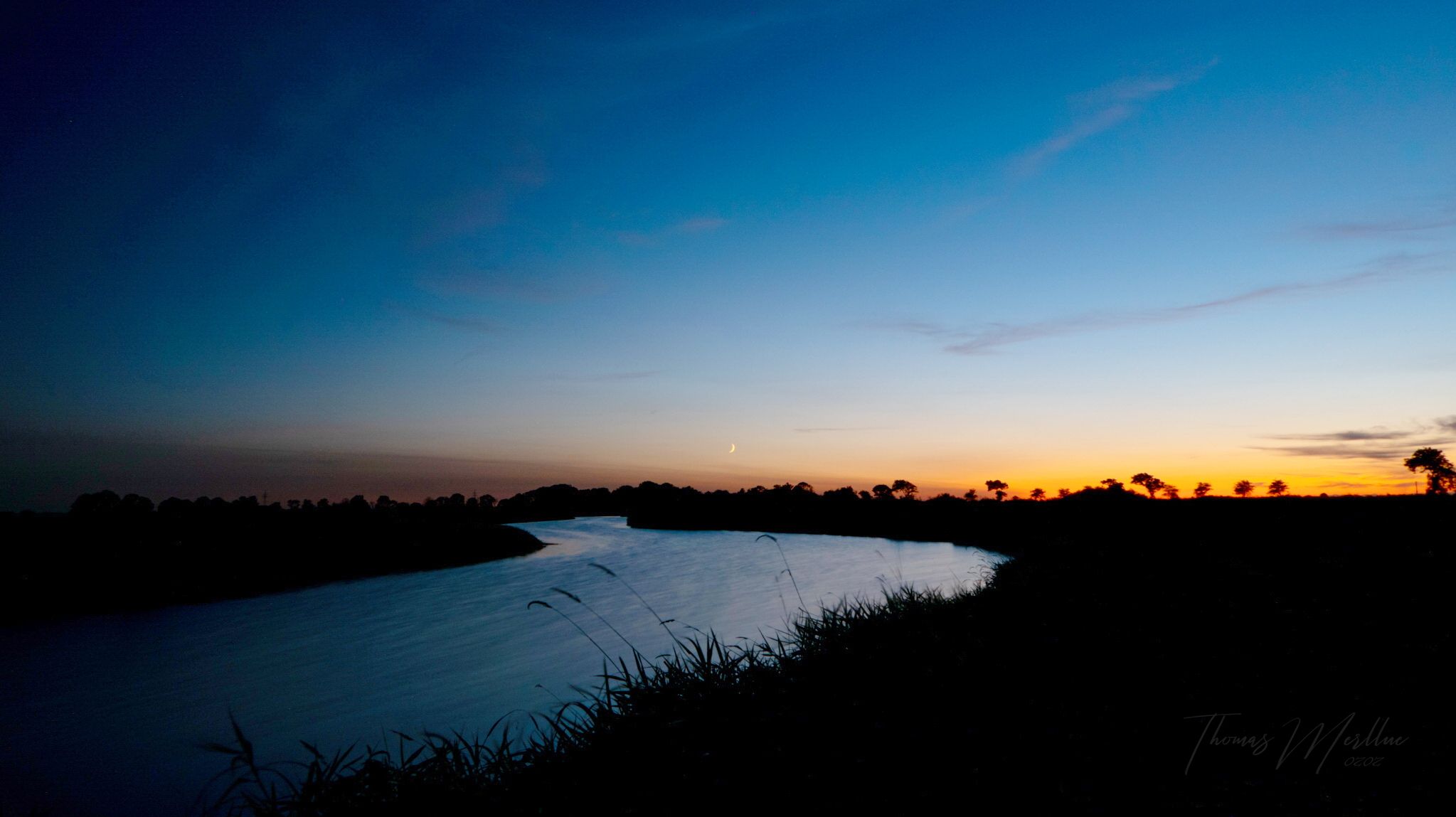 Margenser Tief Sunset, Germany
