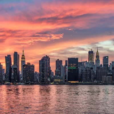 Midtown Manhattan Skyline, New York City, USA