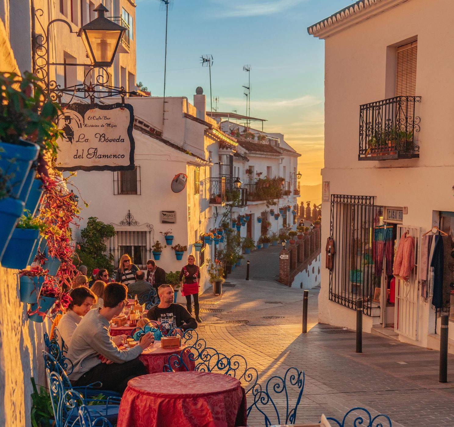 Mijas café, Spain
