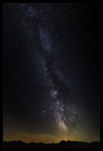 Milky Way Zillertal Alps
