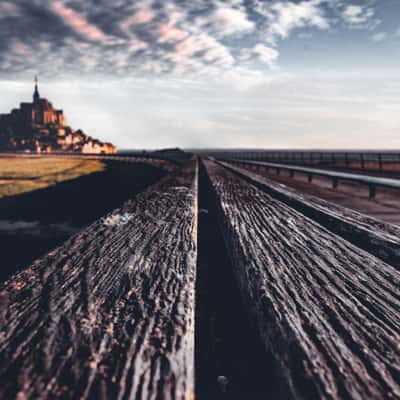 Mont Saint-Michel Peer, France