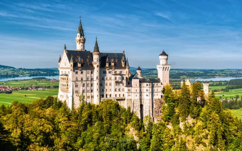 Neuschwanstein Castle from Marienbridge - The classic view