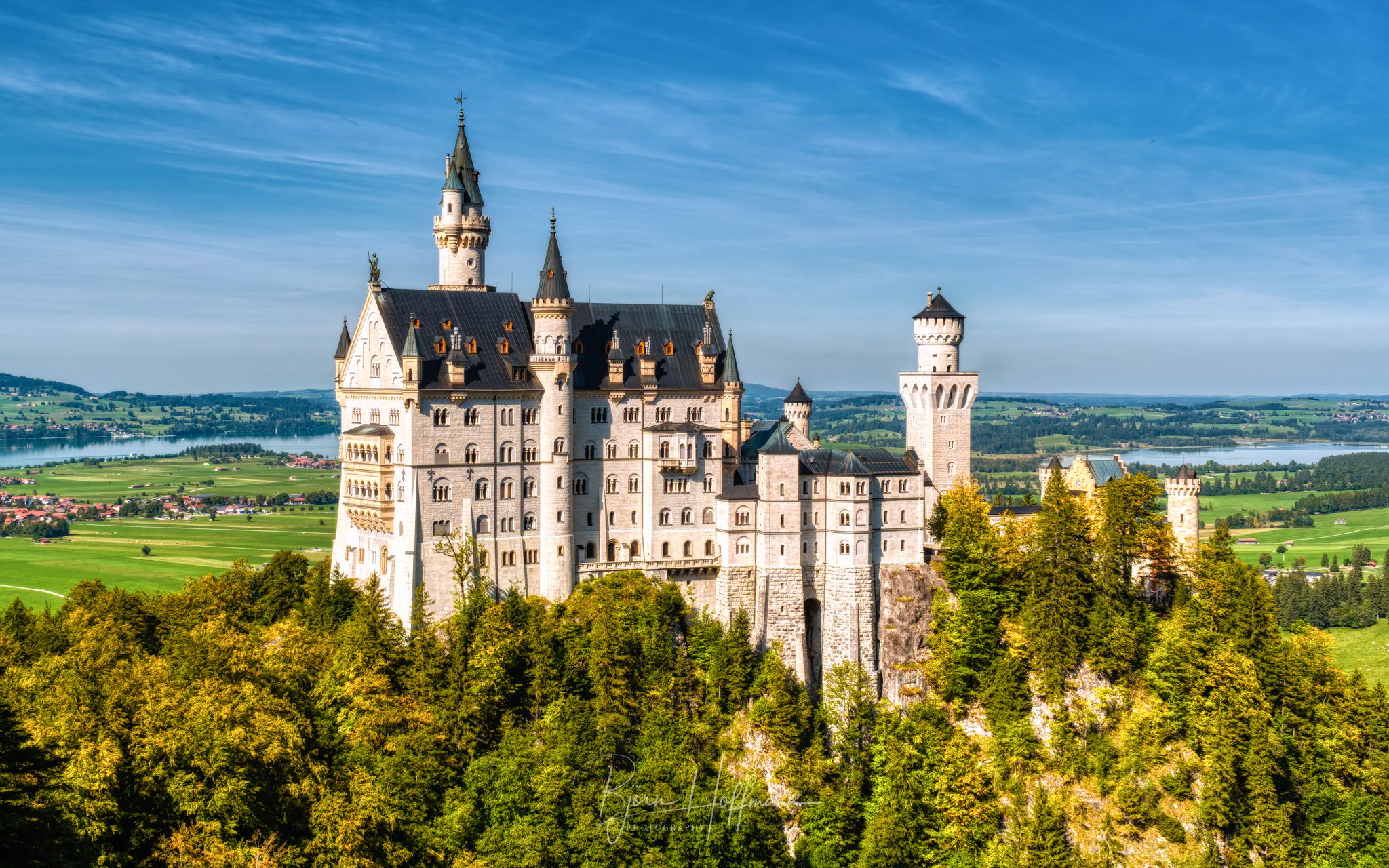Neuschwanstein Castle from Marienbridge - The classic view, Germany